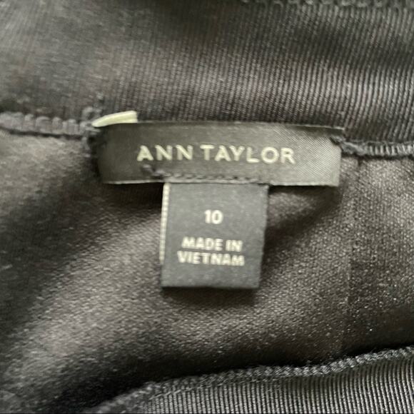 Ann Taylor Blue-Black Paillette Covered Velvet Skirt Size 10 NWOT - Picture 3 of 13